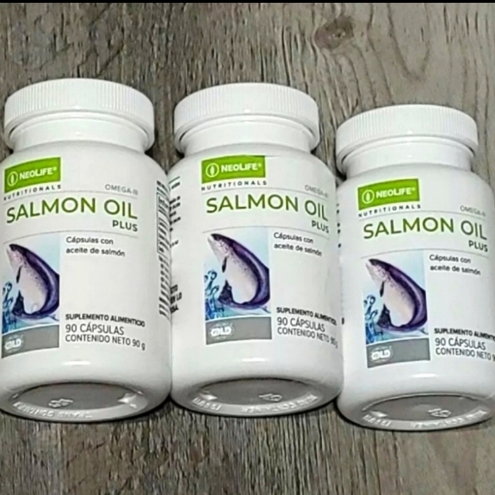 3pack NeoLife Omega III Salmon Oil Plus 90 softgels